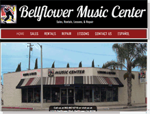 Tablet Screenshot of bellflowermusic.com
